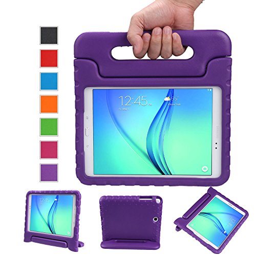 NEWSTYLE Funda Carcasa para Galaxy Tab A 9.7,Ligero y Super Protective Funda diseñar Especialmente para los niños para Galaxy Tab A 9.7 SM-T550 (Púrpura)