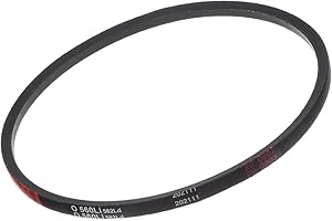 Kozelo Cinghie Trapezoidali O-560 - [Lunghezza Passo 582 Mm x Larghezza 10 Mm x Spessore 6 Mm] Cinghia di Trasmissione in Gomma per Uso Industriale, Nera, 40 Gradi