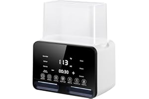JACKFRU 9-in-1 Baby Bottle Warmer, Double Bottle Sterilizer with LCD Warmer Display, Fast Baby Food Heating & Defrost, BPA-Free, Accurate Temperature Control for Breastmilk or Formula Warmer