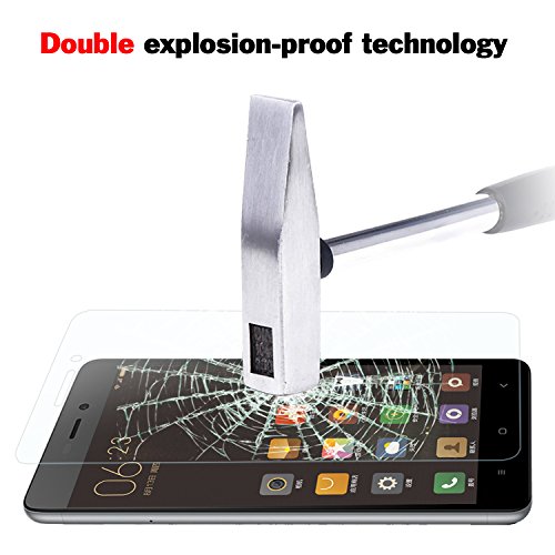 Xiaomi Redmi 3 Schutzfolie, Mture 3D Touch kompatible Schutzglas für Xiaomi Redmi Hongmi 3 Screen Protector Film Ultra Klar Transparent Panzerglas Stressfreie, Blasenfreie Installation, Anti-Fingerabdruck mit Härtegrad 9H Tempered Glass Hartglas Displayschutzfolie (HD Clear) – 2-pack - 6