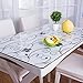 Produktbild PVC-Kunststoff Transparent Matt Weichem Glas Kristall Platte Tischset Tischauflage Transparent Tischdecke Tischset Tischset (Muster : 14, Größe : 90x150cm(35x59inch))