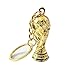 Price comparison product image Newin Key Tags, 3D Trophy Key Attachment for Football Star World CUP Fan WM 2018 Fan Gift