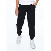 Unisex Kız Erkek &Ccedil;ocuk Siyah Basic Eşofman Altı