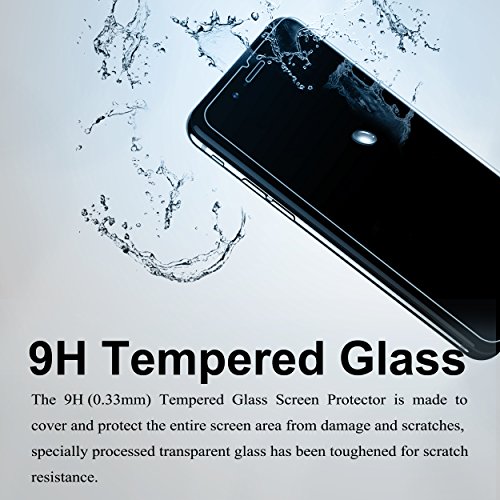 iPhone 8 Plus 7 Plus Screen Protector,[5.5inch][2Pack]by Ailun,2.5D Edge Tempered Glass for iPhone 8 Plus,7 Plus,6/6s Plus,Anti-Scratch Coating,Case Friendly-Siania Retail Package