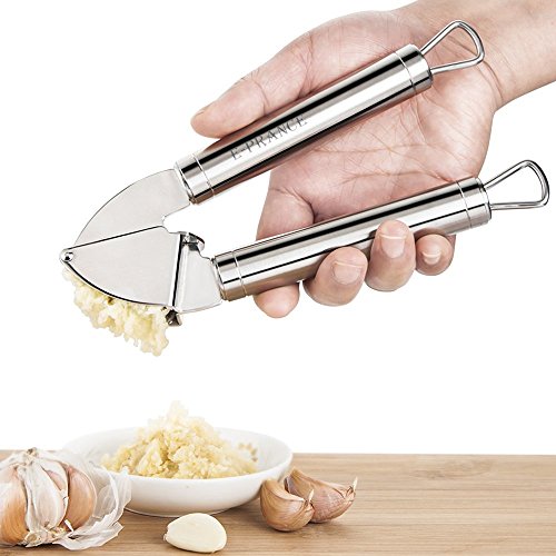 E-PRANCE Knoblauchpresse Knoblauchschneider Garlic press Edelstahl - 3
