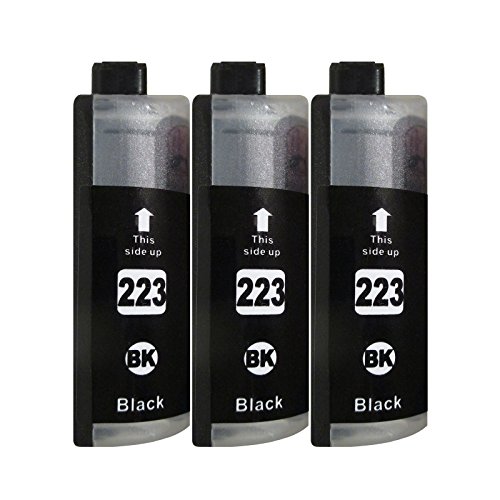 3 Druckerpatronen kompatibel zu LC223 Schwarz für Brother DCP-J562DW DCP-J4120DW MFC-J480DW MFC-J680DW MFC-J880DW MFC-J4420DW MFC-J4620DW MFC-J4625DW MFC-J5320DW MFC-J5620DW MFC-J5625DW MFC-J5720DW