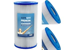 Surespa Filter - Replaces Unicel C4335, Pleatco PRB35-IN, Filbur FC-2385, SC705, Darlly 40353, Magnum RD35. 35 sq ft Hot Tub Filter (Conventional Reemay Filtration Material) Type 6