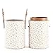 YESURPRISE New Fashion Pro Makeup Brush Set Cosmetic Brushes Tool Kit Cup Holder Case Gift Gold-white