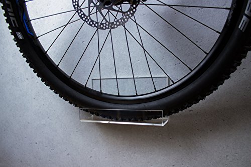 trelixx gelaserte Version für Fahrrad Wandhalter Mountainbike aus PLEXIGLAS®, Design Radhalter Wandmontage - 6