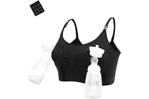 Springcmy Women Hands Free Breast Pump Breast Feeding Pump Pumping Maternity Nursing Bra