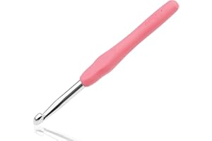 DOXIRU Crochet Hooks 8.0 mm Colourful Knitting Crochet, High Quality Aluminium Ergonomic Soft Handle Knitting Needle for Yarn Craft, Suitable for Beginners to Learn Hand-Knitted Sweaters