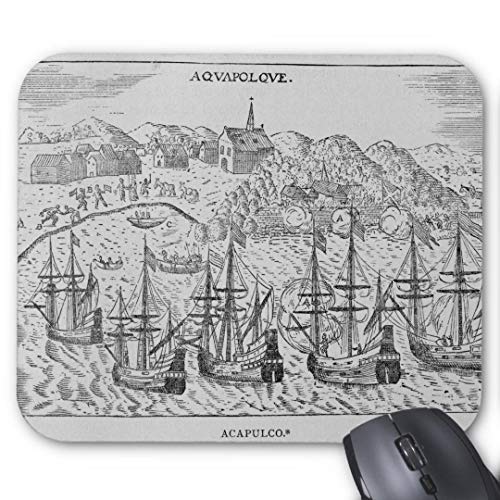 Preisvergleich Produktbild Mauspad mit seidenweicher Textiloberflche - Mouse Pad Paradise (antistatische Wirkung - perfekte Gleiteigenschaft PC / Computer Mousepad)-Acapulco from Jean Baptiste Labat s Nouveau