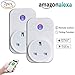 Price comparison product image WiFi Smart Plug 2 Pack, niceEshop(TM) Wireless Mini Socket Outlet Switch with Timing Function for IOS/Android, Compatible with Alexa &Google Assistant, App Remote Control From Anywhere
