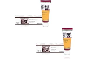 ‎ALFAVET alfavet, ReConvales Päppelpaste, Doppelpack, Lachscreme, Ergänzungsfuttermittel für Katzen und Hunde, 2 x 75g Tube