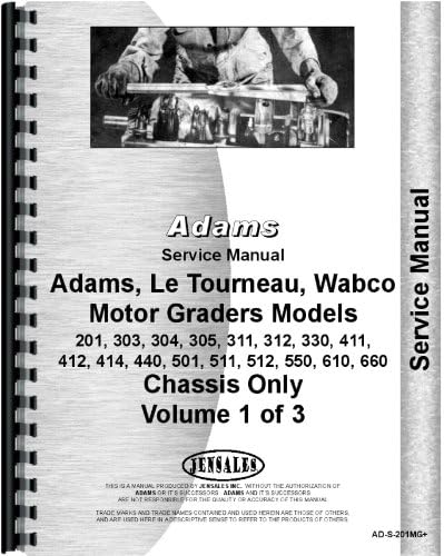 Wabco 311 Grader Service Manual