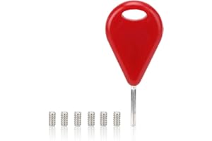 FRDHEE Surf Fin Key, FCS Surfboard Fin Key with Grub Screws Surfing Surf Board Spare Parts Accessories