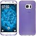 Produktbild PhoneNatic Case für Samsung Galaxy S7 Edge Hülle Silikon lila transparent Cover Galaxy S7 Edge Tasche Case