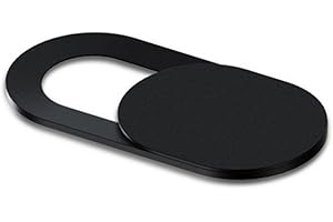 Cikuso 3pzs Pegatinas Escudo de Camara de plastico Proteccion de miradas Anti-Hacker para movil PC Tablet PC Ordenador portatil Cubierta de privacidad Negro