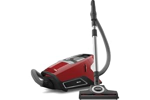 Miele 12034070 Blizzard CX1 Cat & Dog Bagless Cylinder Vacuum Cleaner with HEPA Lifetime Filter, 890W PowerLine Motor and TurboTeQ Turbobrush for Pet Owners, Mango Red