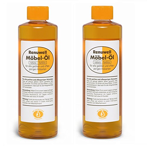 Preisvergleich Produktbild 2x Renuwell Möbel-Öl 500ml