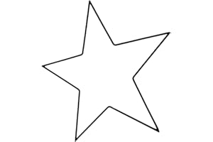 ‎PARTS4LIVING VBS Metallring Stern, Schwarz Ø 25 cm oder Ø 35 cm Ø 25 cm