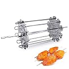 Wdj BBQ Barbecue Roestkebab Kebab Maker Fleisch Brochettes Spiess Maschine BBQ Grill Zubehoer Werkzeuge Set – Bild 2