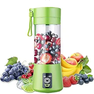 POKARI Advance Blender Grinder Mixer,Juicer Bottle Blender , Portable Electric USB Juice Maker 6 Blades Rechargeable Bottle for Home and Travel(Multi color)