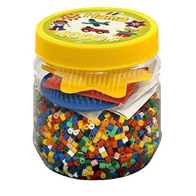 Perles à Repasser Hama 13000 Pièces Mélange Pastel - Taille Midi Pour Créations Manuelles