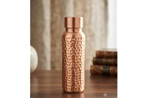 IMTRA FASHION Liten Kopparvattenflaska 500 Ml Hamrad Drickskolv Ayurvedisk Läckagesäker Flaska För Sport Yoga
