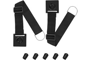 2 x CelloEndstiftStopper und 5 x CelloEndstiftGummispitze, SourceTon CelloEndstiftAnker mit massivem MetallDRing, verstellbarem Riemen zum Schutz des Bodens vor Kratzern und rutschfestem