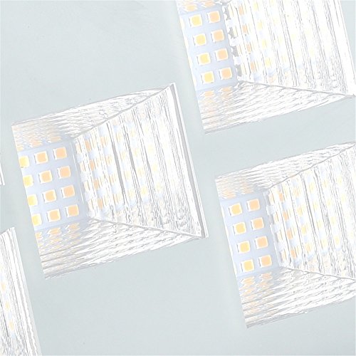 MCTECH® 50W LED Strahler Fluter Außen Scheinwerfer Ultraslim Flutlicht SMD LED 5 Lichtquelle zum Garten Hoflampe Wasserdicht IP65 Hochfestes Aluminium Wasserdicht Warmweiß (50W, Warmweiß) - 5