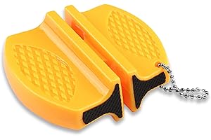 CODIROM Portable Mini Kitchen Knife Sharpener - Double-Sided Sharpening Tool for Home, Camping, Travel, or Outdoor BBQ