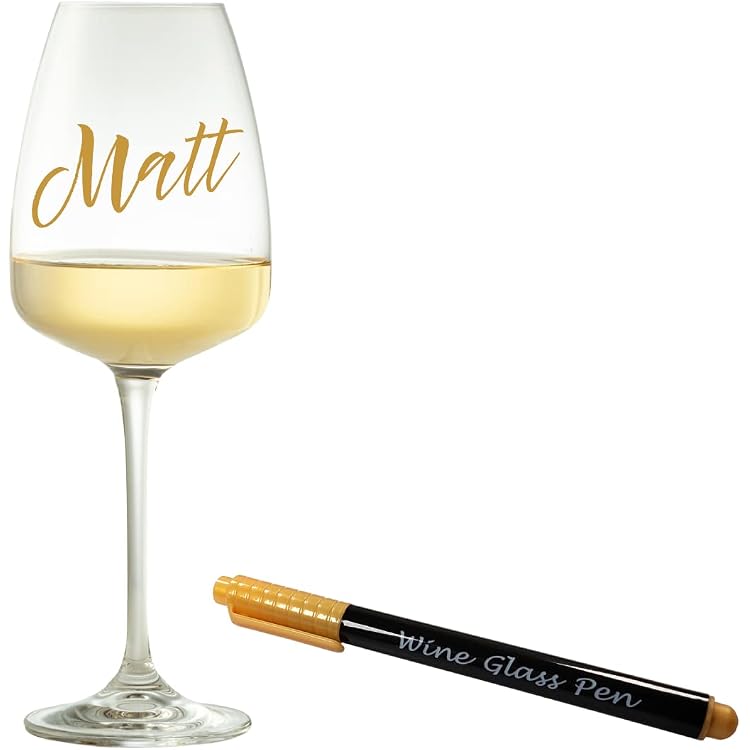 Lot de 6 breloques de Noël pour verres à vin dans une boîte cadeau