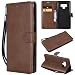 Produktbild Samsung Galaxy Note 9 Hülle,Galaxy Note 9 Lederhülle,Roreikes Premium Anti-Kratzer Retro PU Leder Einfarbig Brieftasche Handyhülle Schutzhülle Tasche Flexibel Weich TPU Silikon Wallet Flip Case Cover [Magnetverschluss] [Kartenfächer] [Standfunktion]Ledertasche mit Bookstyle für Samsung Galaxy Note 9 6.4Zoll-Braun