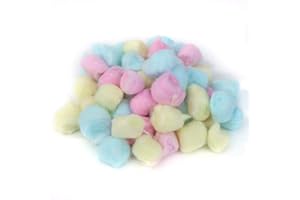 AZURAOKEY Lot de 100 boules de coton colorées pour garder au chaud pour cage Multicolore