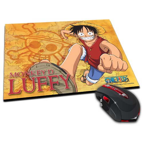 Preisvergleich Produktbild ONE PIECE - Strohhut-Ruffy Mauspad 23x19cm Mousepad Manga Cosplay