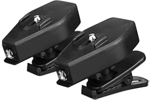 Carroterr Clip-on Eyeglass Lamp Light, Mini LED Book Lights Clip On Eye Glasses, Adjustable LED Glasses Spotlight Clip On Eyeglass Lamp Reading Night Light, for The Office Study and Bedroom(Black)