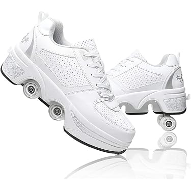 Scarpe Con Rotelle E Luci LED Aizeroth - Ricarica USB, Retrattili - Per Bambini E Ragazzi