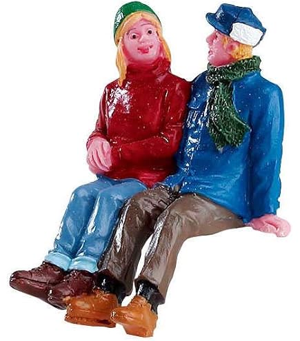 Figurine Lemax 'Alpinistes' Pour Village De Noël - Collection Vail Village - Réf 22128