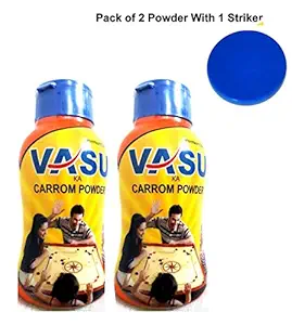 Gifts Collection Carrom Powder 100Gm with Carrom Striker