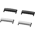 Adattatore Cinturino Metallico Nero Per Casio F-91W - Cinturino In Acciaio Inox 20 Mm