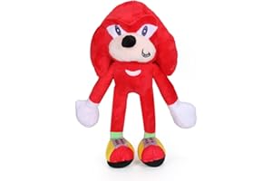 ZALOIFE Peluche Bambola, 28cm Peluche Giocattolo, Pupazzo Decorazioni Regalo per Bambini Adulti e Fans(Rosso)