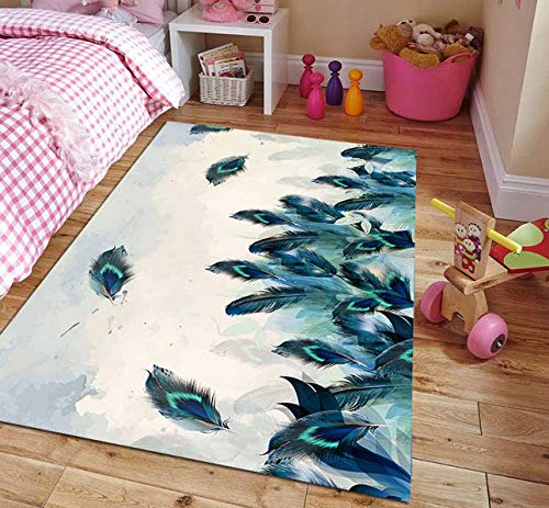 Airmall Teppich für Wohnzimmer, Wohnzimmer, Zuhause, rechteckig, für Schlafzimmer und Schlafzimmer