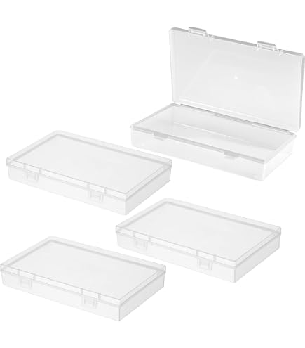 SINJEUN 40 contenitori rettangolari in metallo, piccoli contenitori in metallo con coperchio, mini scatola in metallo, per conservazione, imballaggio, caramelle, piccoli oggetti