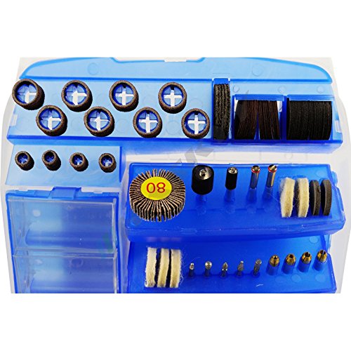 Schleifset Polierset 150-tlg Feinbohrer Satz Fräser Bürsten Bohrer 3mm Sortiment - 3