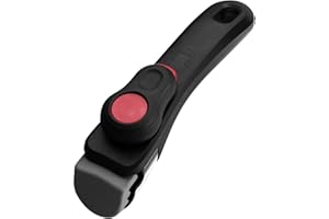 Noxtioanip Poignée Amovible, Poignée de poêle Anti Brûlure, Manche Détachable Remplacement Ergonomique, Maximum de Chargement 5 kg, Accessoire de Cuisine, pour Casseroles, Poêles, Marmites