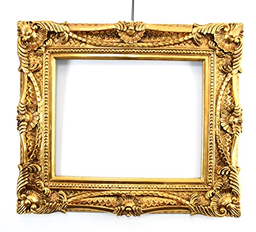 Barock Bilderrahmen Gold 60×70/ 40×50 cm (Antik) Im Retro-Vintage look durch Handarbeit hergestellt für Künstler - 2