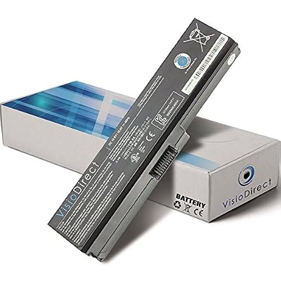 Visiodirect Batterie pour Toshiba Satellite L775 L770D L750 L755 L735 Pro L650-156 Compatible PA3817U-1BRS PA3817-1BAS 10.8V 4400 mAh