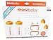 Thinkbaby All-In-One Bottle – Easily Transforms to Suit Your Childs Needs – 9oz/266ml – Orange/Clear
