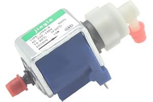 GENERIC Jiayin JYPC-8 Pompe électromagnétique à piston 15 W AC 230 V – 240 V 50 Hz 110 cc/min Pompe électromagnétique pour balai à vapeur/fer électrique/nettoyeur vapeur, etc (coude)